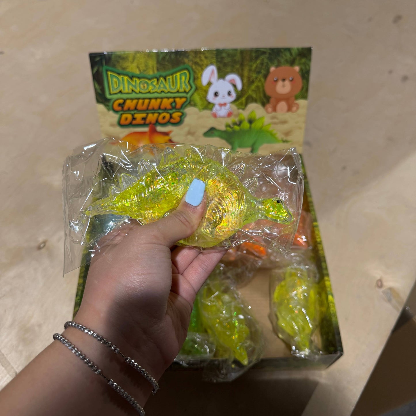 Sugar Squeeze Glitter Chunky Dinosaur