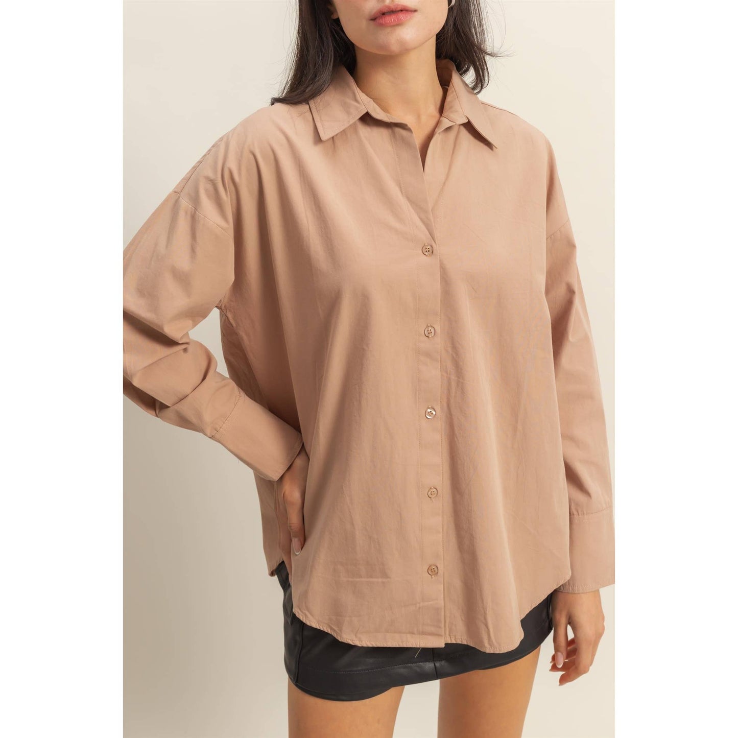 Stay Classy Long Sleeve Button Down Shirt