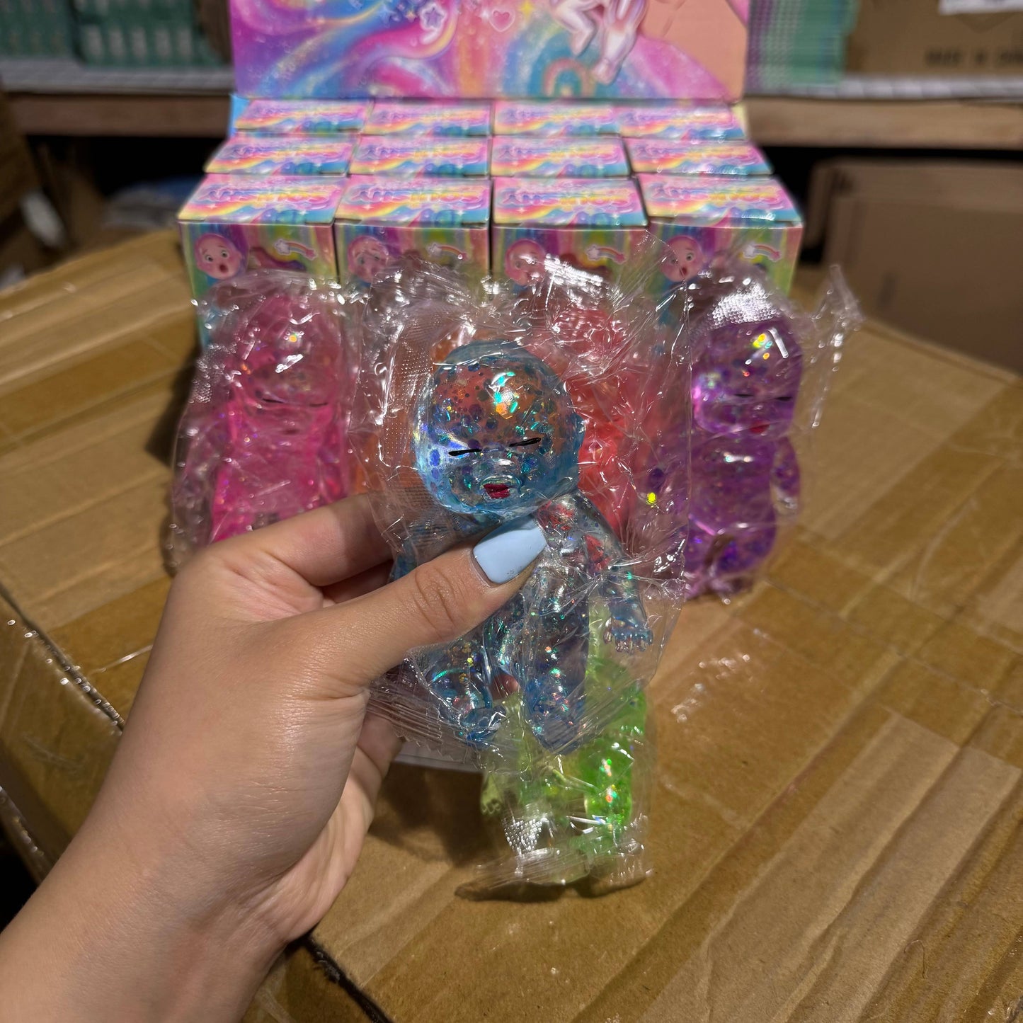 Sugar Squeeze Glitter Baby Toy