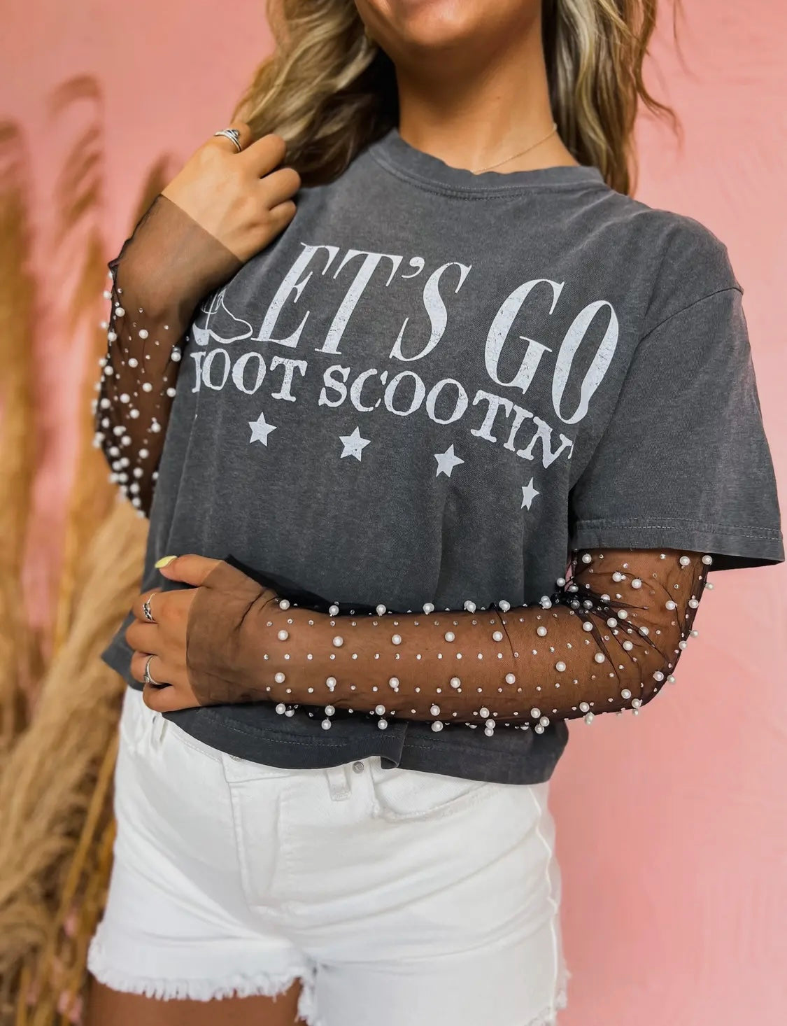 Let’s Go Boot Scootin’ Midi Tee