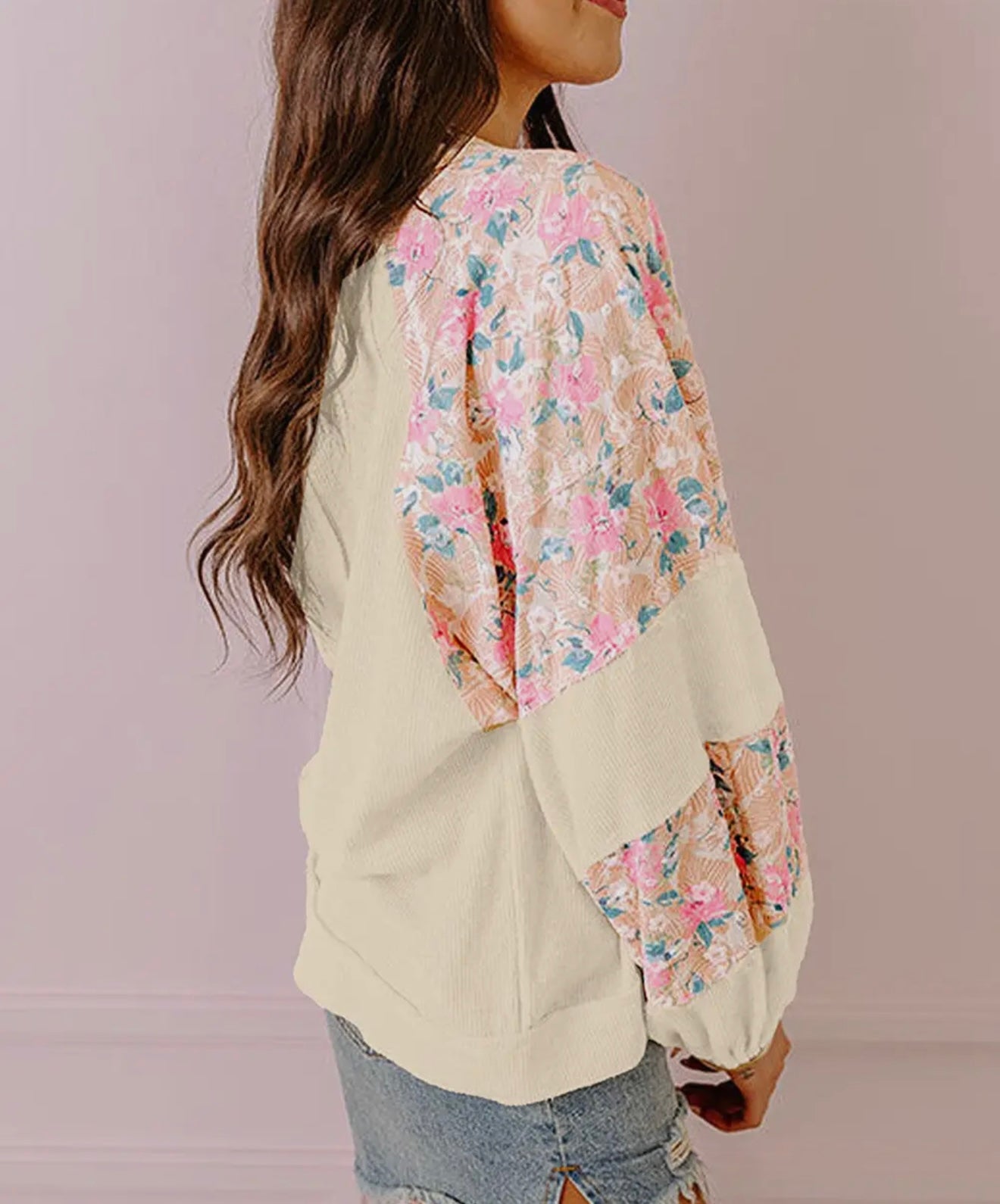 Cute as a Button Balloon Sleeve Top