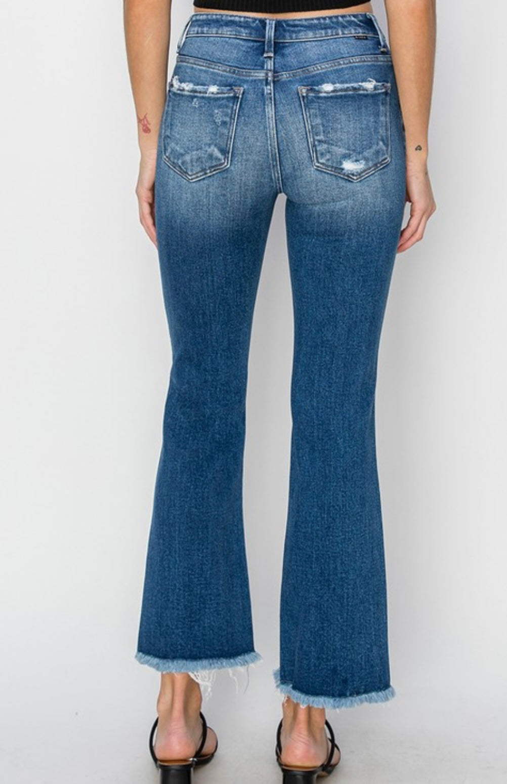 Sweet Sunsets Mid Rise Cropped Jean