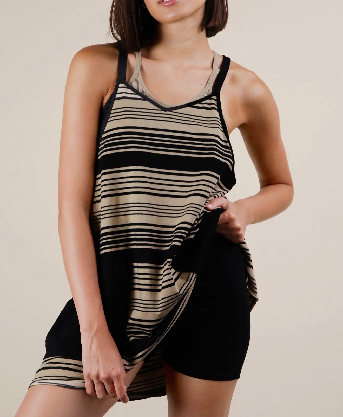 Life is a Beach Striped Active Skort Dress