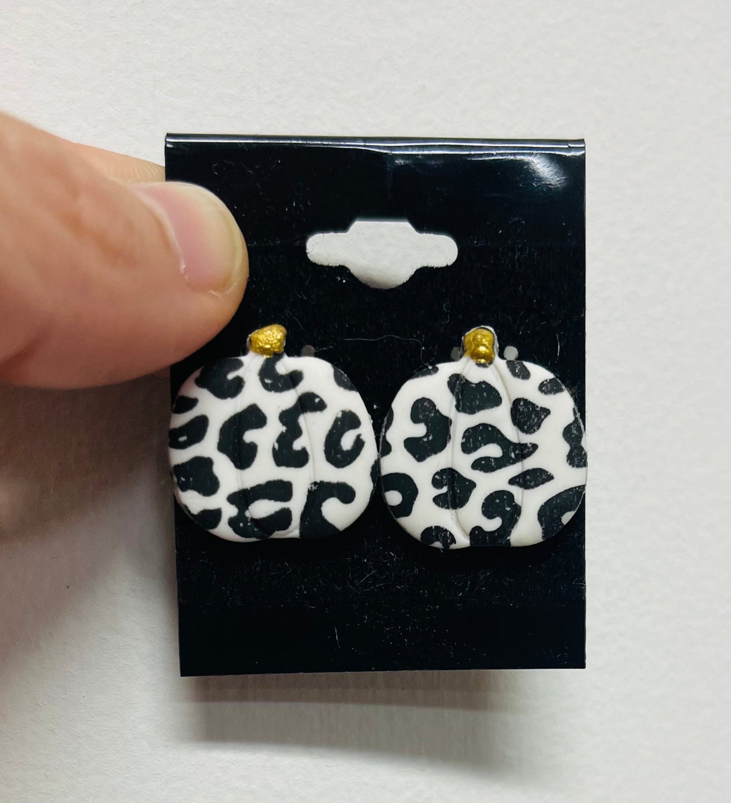 Pumpkin Stud Earrings