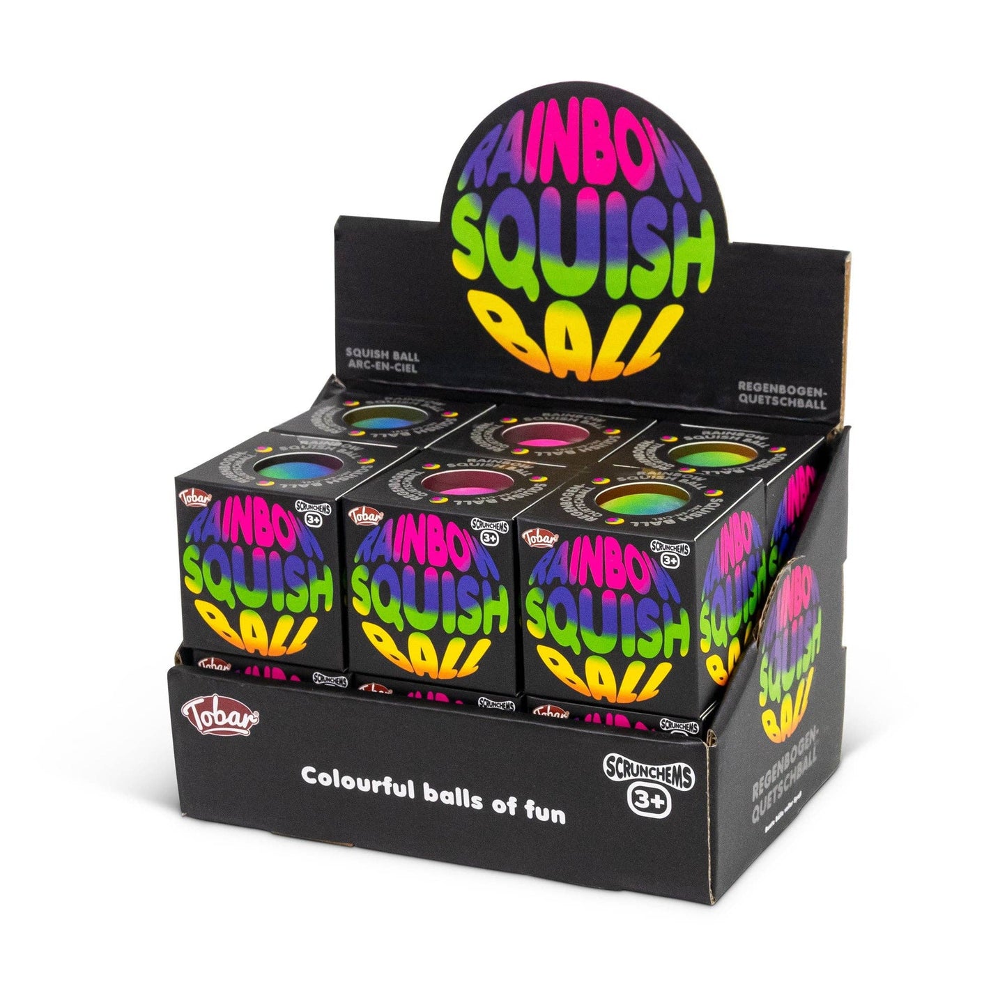 Scrunchems® Rainbow Squishy Ball Fidget Toy