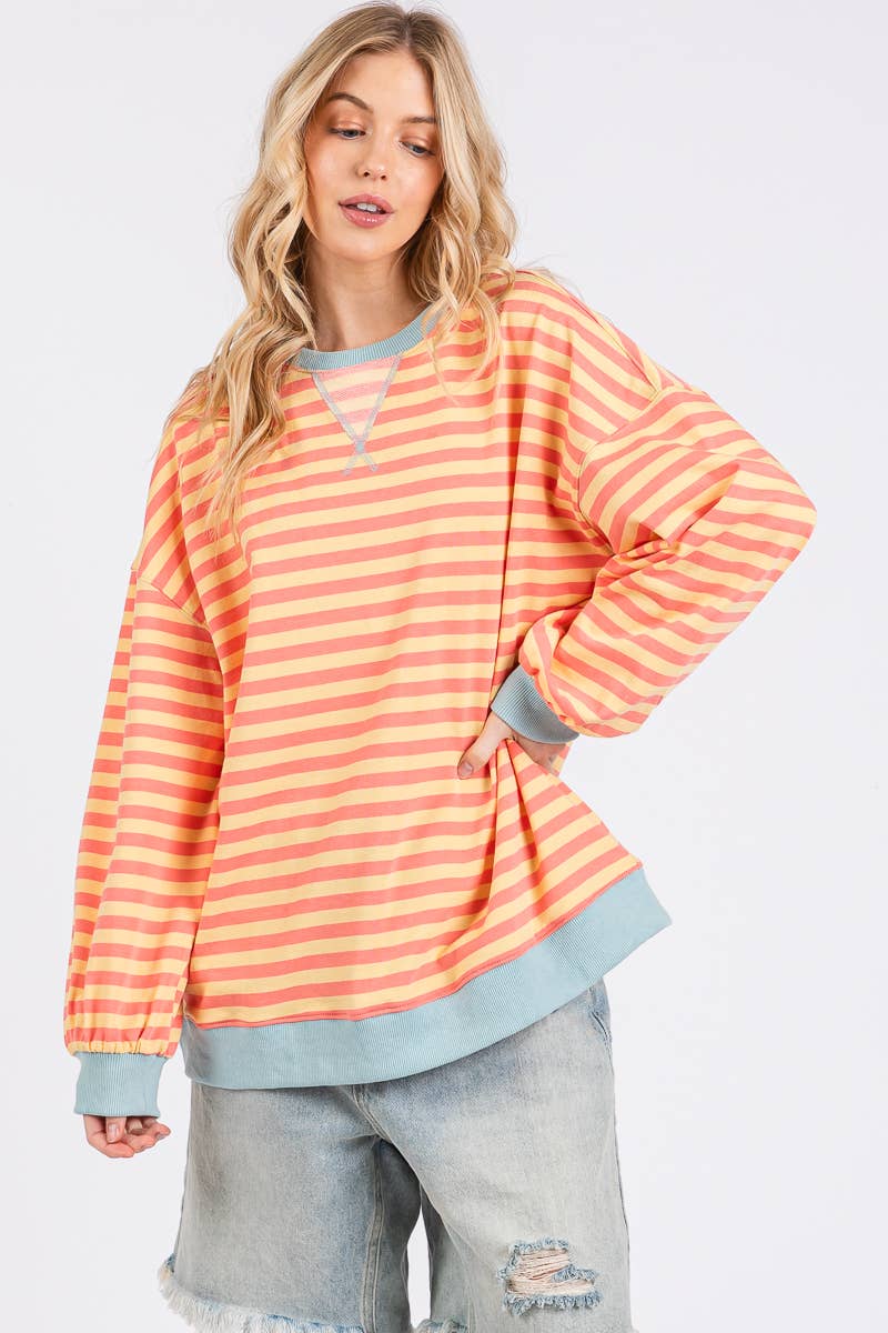 Citrus Crush Pullover Sweatshirt
