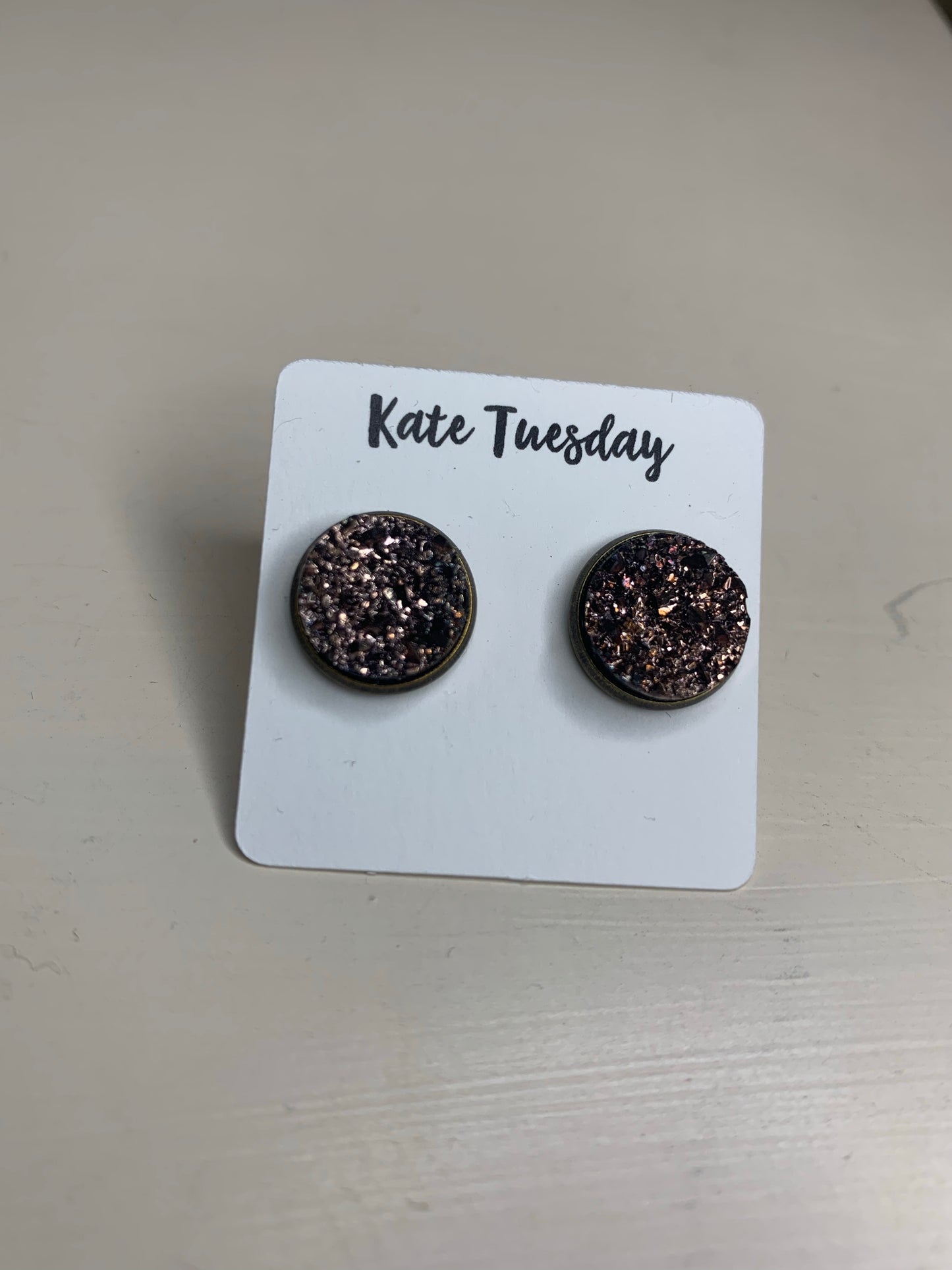 Bronze Stud Earrings