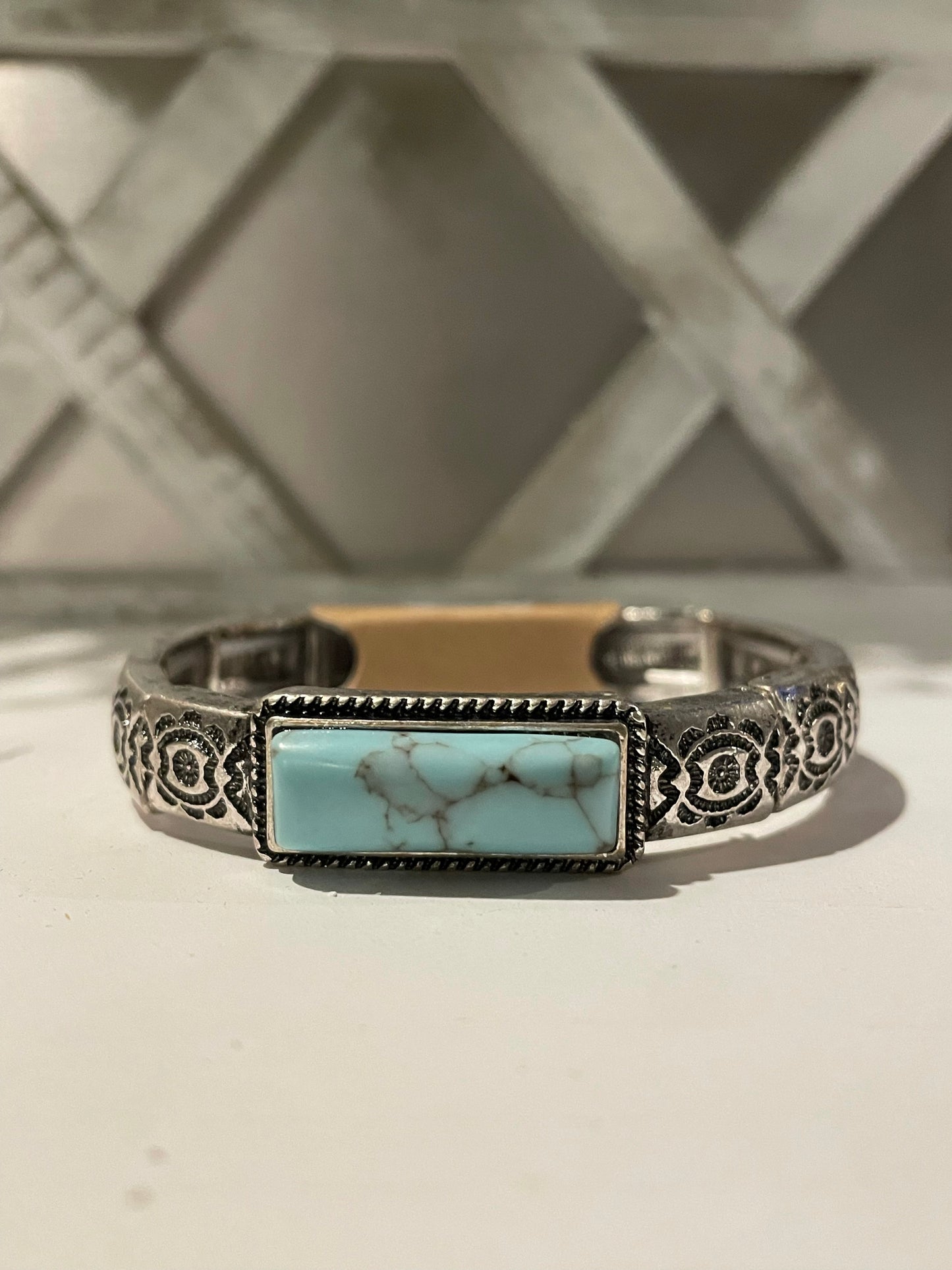 Turquoise Marble Stone Bracelet