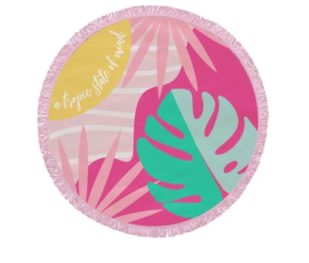 Tropic State of Mind Beach Towel