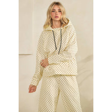 Load image into Gallery viewer, Cozy Micro Polka Dot Hoodie