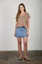 Load image into Gallery viewer, Southern Stitch Denim Mini Skirt