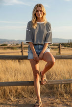 Load image into Gallery viewer, Slow Sunday Striped Oversized Knit Top