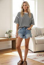 Load image into Gallery viewer, Slow Sunday Striped Oversized Knit Top