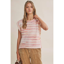Load image into Gallery viewer, Soft Horizon Space-Dye Side Button Sweater Vest