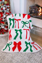 Load image into Gallery viewer, Midnight Bow Christmas Edition Blanket