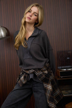 Load image into Gallery viewer, Peak Performance Half Zip Waffle Knit Top