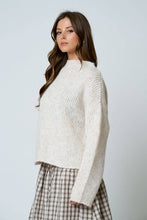 Load image into Gallery viewer, Harvest Lane Mock Neck Oversized Knit Sweater