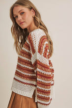 Load image into Gallery viewer, Sunset Drive Crochet Sweater