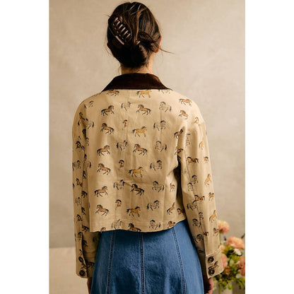 Easy Rider Horse Print Jacket