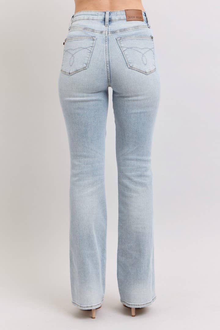 JB Western Stitch Pocket Tummy Control Bootcut Jeans