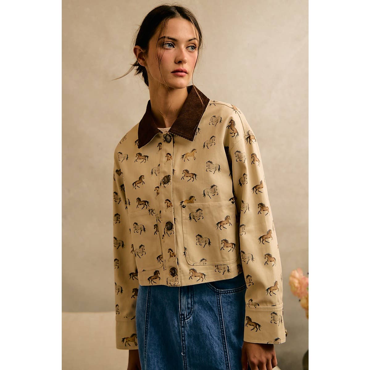 Easy Rider Horse Print Jacket
