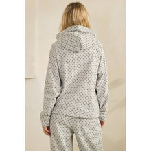 Load image into Gallery viewer, Cozy Micro Polka Dot Hoodie