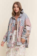 Load image into Gallery viewer, Multi Pattern Patchwork Zipper Hoodie