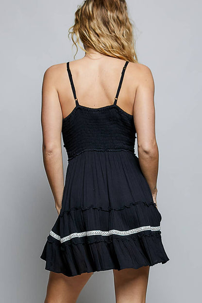 Southern Stitch Denim Embroidered Dress