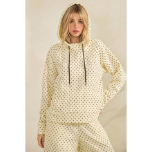 Load image into Gallery viewer, Cozy Micro Polka Dot Hoodie