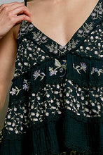 Load image into Gallery viewer, Daisy Drift Embroidered Tank