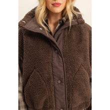 Load image into Gallery viewer, Cool Weather Vibes Sherpa Vest with Tie-Up Side Details