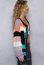 Load image into Gallery viewer, Granny Square Patch Open Cardigan