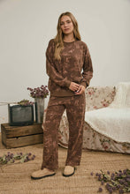 Load image into Gallery viewer, Western Print Crew Neck Knit Top