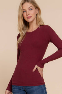 The Base Layer Long Sleeve Ribbed Top
