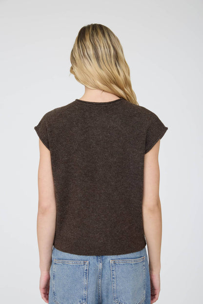 Simple Moments Sleeveless Cardigan