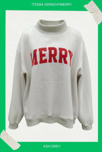 Load image into Gallery viewer, IT2594-GRINCHYMERRY  'GRINCHY &amp; MERRY' Reversible Sweatshirt
