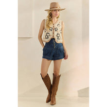 Load image into Gallery viewer, Desert Bloom Crochet Vest