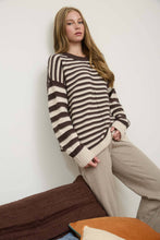 Load image into Gallery viewer, Coffee &amp; Cream Front Seam Sweater