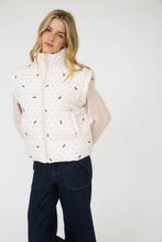 Load image into Gallery viewer, POLKA DOT &amp; BOW PATTERN PUFFER VEST