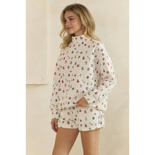 Load image into Gallery viewer, Cozy Holiday Print Lounge Shorts