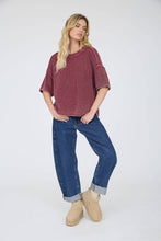 Load image into Gallery viewer, Faded Indigo Knit Sweater