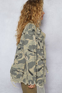 Hidden Agenda Camo Print Jacket