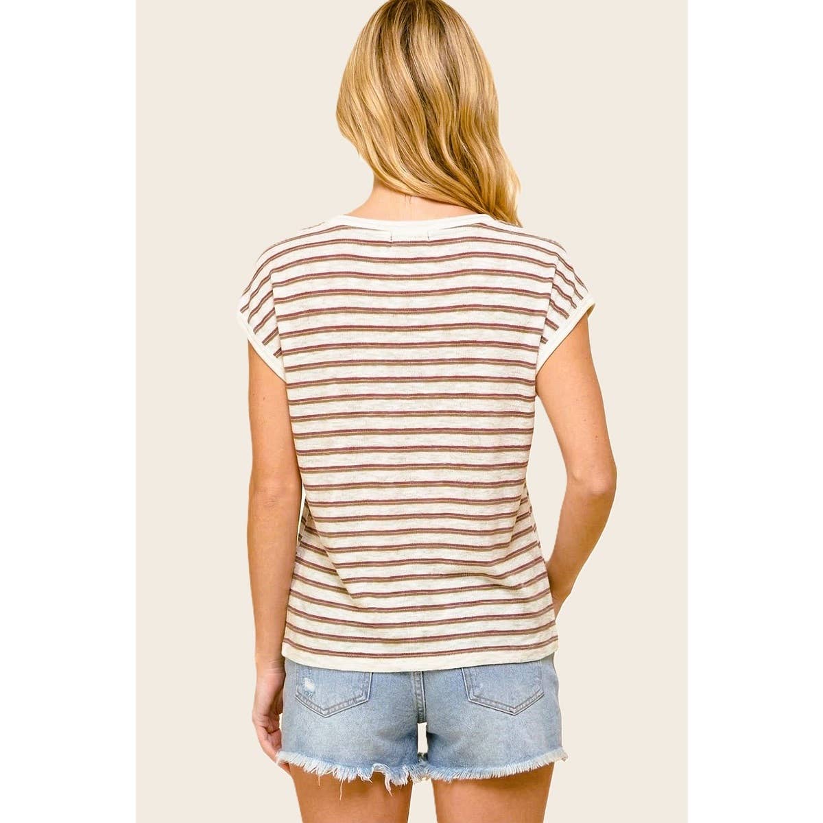 Relaxed Routine Striped Top