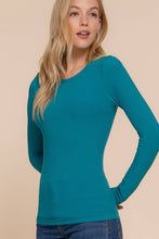 Load image into Gallery viewer, The Base Layer Long Sleeve Ribbed Top