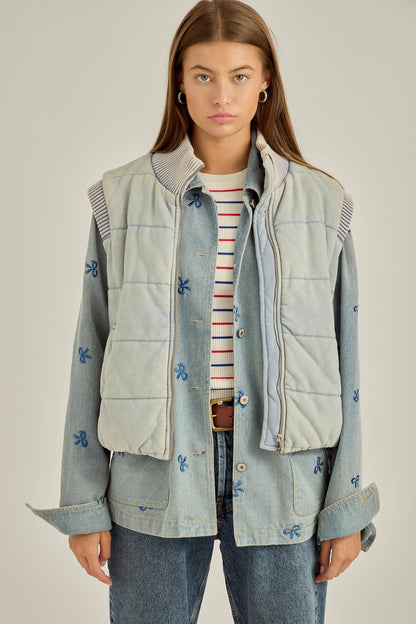 Foggy Morning Quilted vest