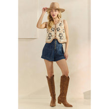 Load image into Gallery viewer, Desert Bloom Crochet Vest