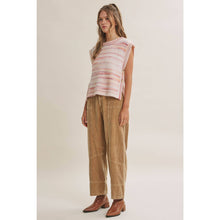 Load image into Gallery viewer, Soft Horizon Space-Dye Side Button Sweater Vest