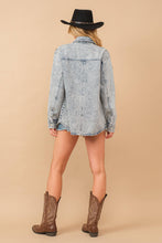 Load image into Gallery viewer, Rodeo Patchwork Snap Up Denim Jacket