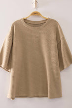 Load image into Gallery viewer, NT12901-Textured Short Sleeve Top