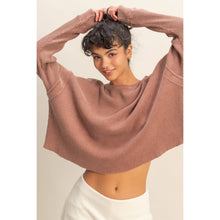 Load image into Gallery viewer, Can’t Crop the Feeling Open Back Knit Top